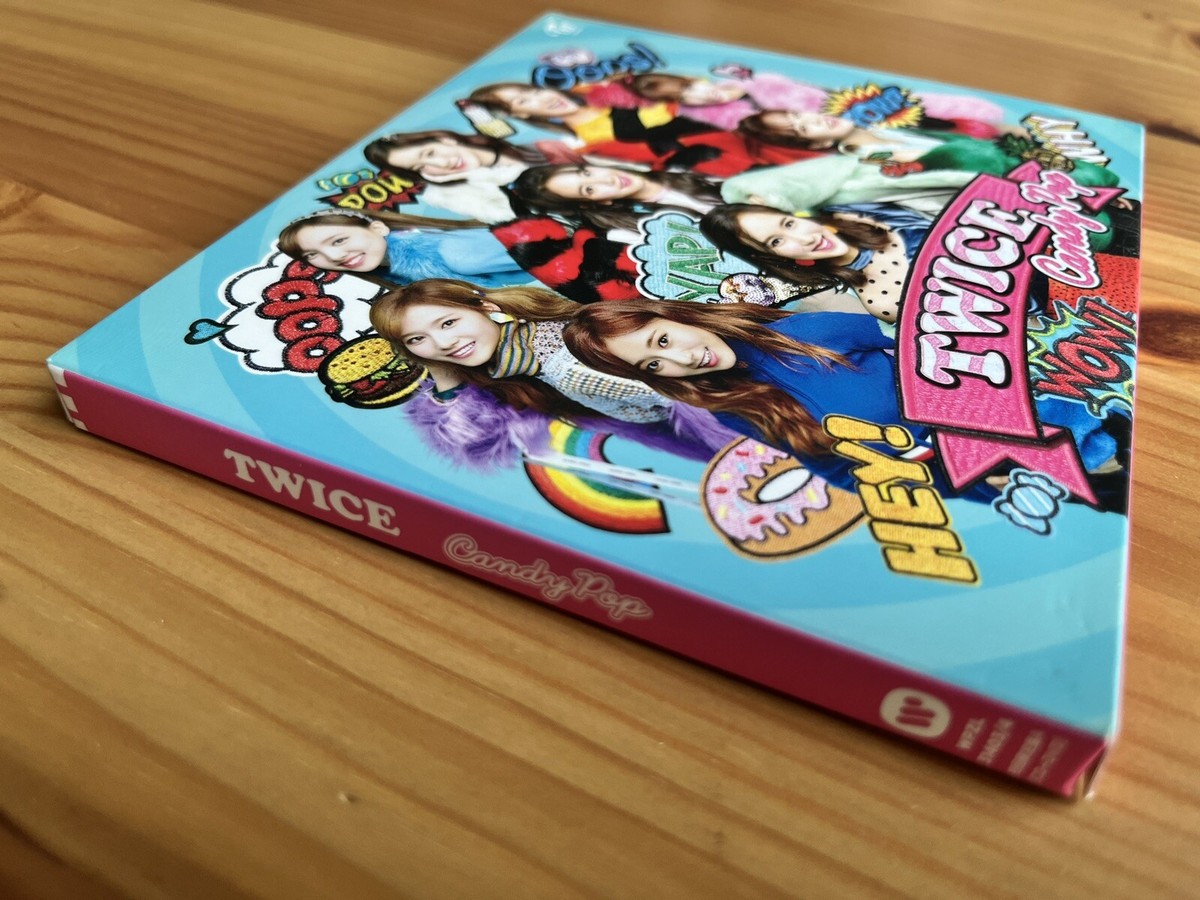 K-POP・アジア TWICE CD  DVD Twice Candy Pop Version A Limited Edition CD DVD Card (Warner