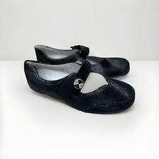Ladies Black Flat Shoes  By Proaktiv Croc Pattern Size 5 (37)