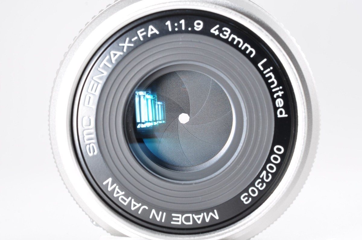 Pentax smc PENTAX-FA 43mm f1.9 Limited - Silver K Mount From Pentax smc PENTAX-FA 43mm f1.9 Limited - Silver K Mount From