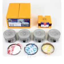 Piston Set w/Rings compatible with Toyota 4Runner Celica 22R 22REC 1985-95.