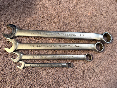 4 - Proto Anti-Slip Design (ASD) 7/8'' 3/4'' 9/16'' 3/8'' Great shape see pics
