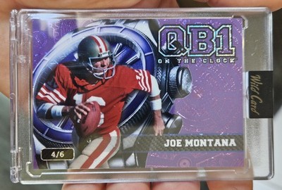 2026 Wild Card QB1 On The Clock Joe Montana 4 Of 6