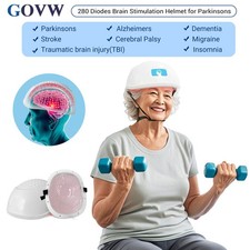 810nm NIR Light Therapy Brain Helmet for Stroke Parkinson Depression Treatment