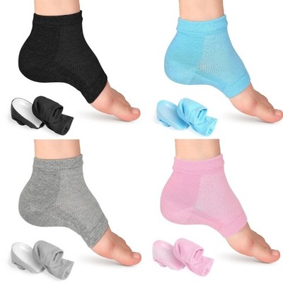 Unisex Height Increase Socks Thickened Invisible Silicone Shoe Lift Heel Pads