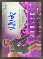 2023-24 Topps Midnight Horizon Signatures Midnight #HS-MM Malik Monk Auto /12