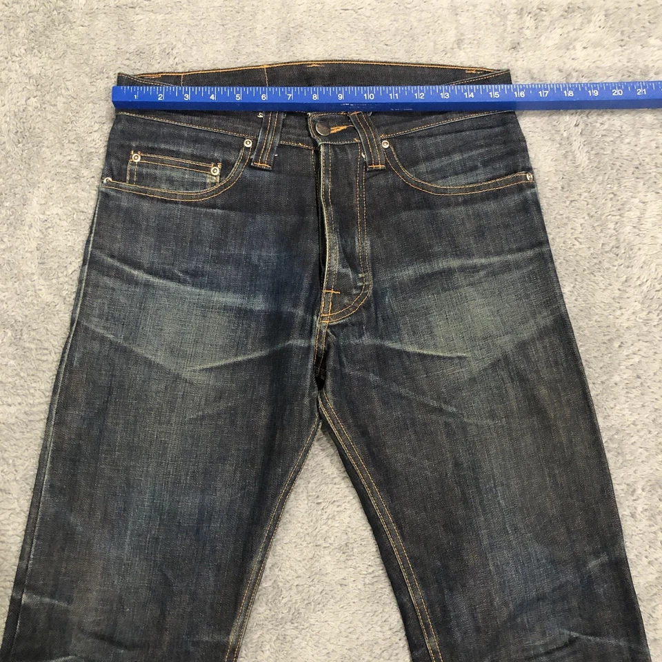 Imperial Duke Men 31x37 Japanese Selvedge Denim DISTRESSED Jeans Australia Brand - Image 2 of 4