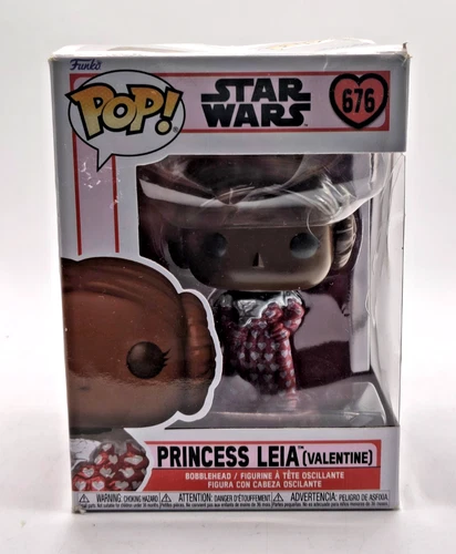 Funko Pop Star Wars 2023 Princess Leia (Valentine) 676 Valentine's Day