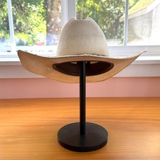 Stetson Straw Cowboy Summer hat - Size 7 3/8 - ROUGH SHAPE