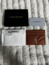 Saint Laurent Card Wallet Brown