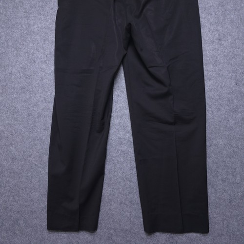 Ermenegildo Zegna Pants Mens 34 Black Wool Pleated Dress Trousers Made Portugal - Picture 10 of 17