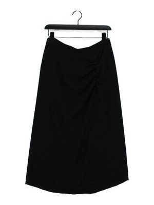 Max Mara Damen Midirock UK 12 Schwarz Sonstige