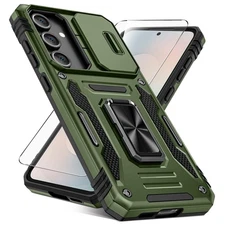 Cubierta Funda Para Samsung Galaxy S25 FE 6.7 Case 360 Protection Kickstand