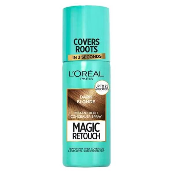 2 x L'Oreal Magic Retouch Instant Root Concealer Spray Dark Blonde 75ml