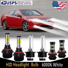 For Acura Mdx 2007-2012 2013 Hid 6x Led Headlight Bulbs Highlow Fog Light Kit