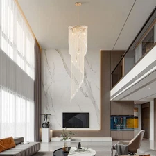 Luxury Crystal Chandelier Ceiling Light Pendant Lamp Pendant Fixture Living Room