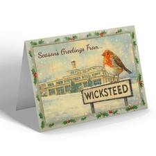 XMAS NOTELET - Wicksteed - Wicksteed Park Pavilion - Vintage Design
