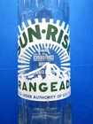 Sun-Rise Orangeade / Coca Cola Bottling / Vintage Glass Soda Bottle / Beverage