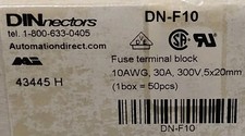 NEW- Automation Direct DN-F10  50pc.Box DINne...