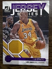 Shaquille O’Neal Jersey Patch Donruss Jersey Series Lakers Relic Card 🔥