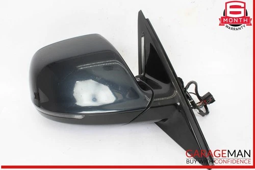13-17 Audi Q5 Front Right Passenger Side Door Rear View Mirror Blue OEM
