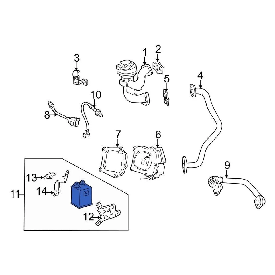 For Toyota Camry 2000-2001 Toyota 7774006170 Vapor Canister Foto 3 de 4