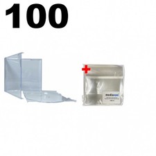 100 STANDARD Clear CD Jewel Case Unassembled 100 OPP Plastic Wrap Bag