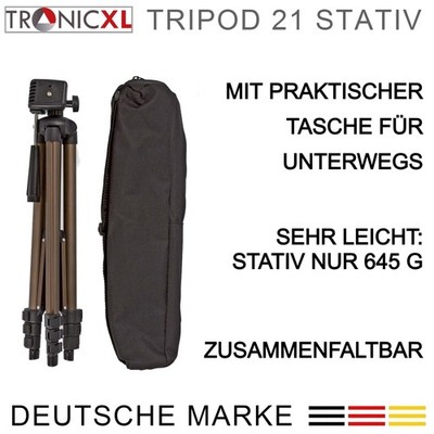 Kamerastativ Stativ für Canon PowerShot A810 A1200 A1300 A1400 A2500 sx740 Alu