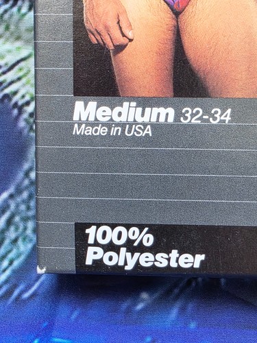 (B) New Mens VINTAGE 1985 Fruit of the Loom 3 Low Rise Fashion Briefs M 32-34 - Picture 7 of 13