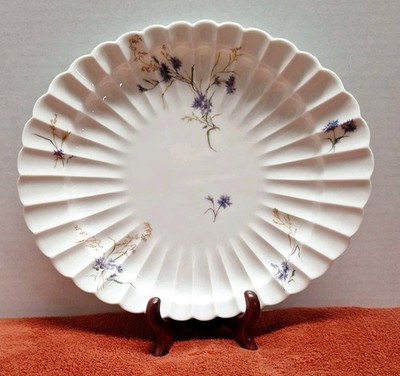 Haviland Limoges Platter, Floral Pattern, 10.5x9 Inches 