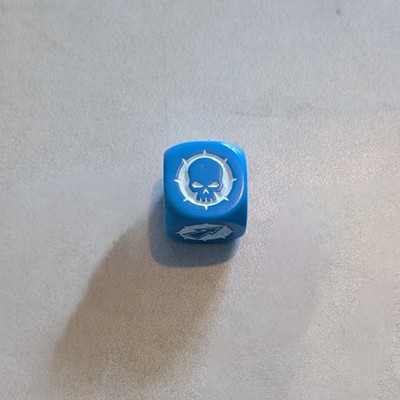Blood Bowl Humans Block Würfel blau x1 Reikland Reavers