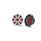 Kicker KM8 8" Marine Speakers LED Charcoal/White - Open Box