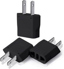 Adaptador De Corriente Europeo a Americano Usa Convertidor Eu to Us