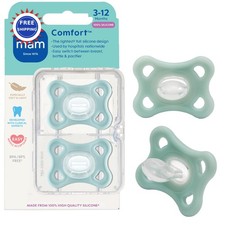 MAM Comfort Baby Pacifiers Lightweight Silicone Binky Newborns 3 12 Months 2