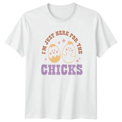 Im Just Here For The T-Shirt Ostern Frühling Urlaub Geschenk für Sie und Ihn