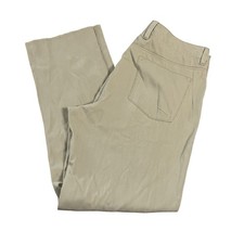 Tommy Bahama Pants Men's Size 34 x 32 Brown Khaki Tan Tencel Straight Leg Mid