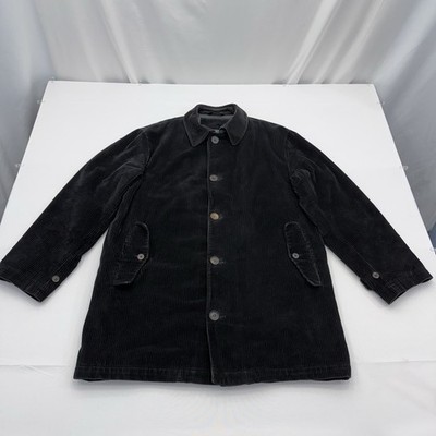 Corneliani Corduroy Oversize Coat Jacket Mens 50 IT Chore Barn Car Brown Button