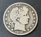 1898-O Barber Half  Dollar