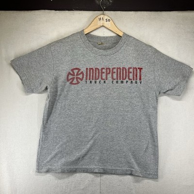 Vintage Independent Trucks Shirt Mens Small BOXY y2k Skate Cotton Logo T Street