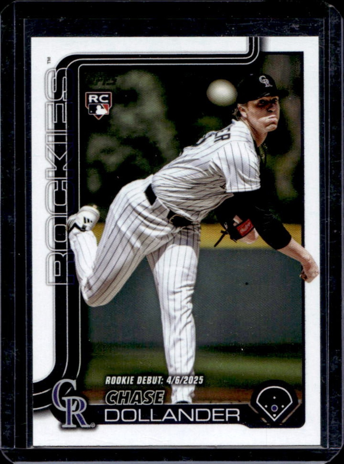 2025 Topps Update Chase Dollander RC Golden Mirror Image SSP Rookie Debut #US259