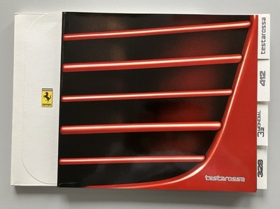 Ferrari Prospekt Mappe | Testarossa - 412 - Mondial 3.2 - 328 | 1984/1985