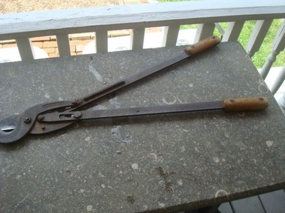Vintage H.K. Porter Inc No. 2 Forester Limb Cutting Shears HKP Cutters Tool USA
