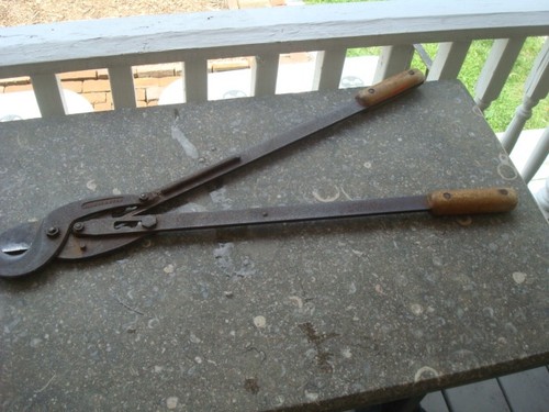 Vintage H.K. Porter Inc No. 2 Forester Limb Cutting Shears HKP Cutters Tool USA