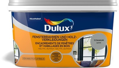 Dulux 5280700 Fresh up Farbe Titanium 2 l Fenster Holz Satin Renovieren Innen