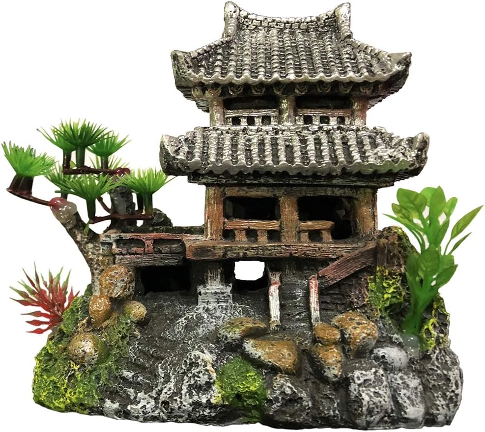 SLOCME Resin Castle Decorations, Multicolor Aquarium Sculpture - Eco-Friendly
Opens in a new window 