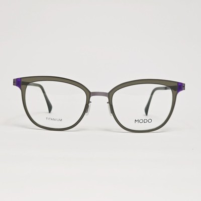 MODO 4100 Women's Ultra-Light Titanium Square/Oval Glasses in Lavender | 50mm