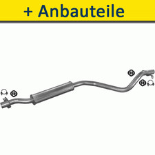 Mitteltopf Auspuff+ für VW GOLF I II JETTA SCIROCCO 1.6 D 1.8 1975-1993