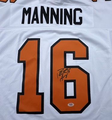 PEYTON MANNING #16 SIGNED TENNESSEE VOLUNTEERS MITCHELL & NESS