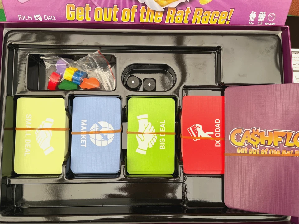 CASHFLOW GET OUT OF THE RAT RACE BOARD GAME 100% COMPLETE *EXCELLENT CONDITION* - Image 2 of 4