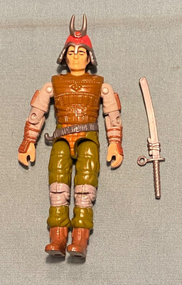 GI G.I. Joe gijoe BUDO incomplete with original helmet and sword only FREE SHIP