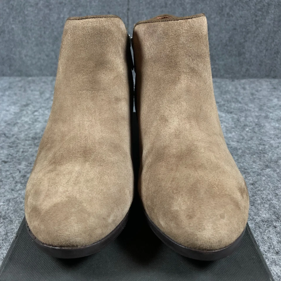 Botines Sam Edelman Petty de gamuza para mujer talla 6 W marrón con cremallera Foto 4 de 4